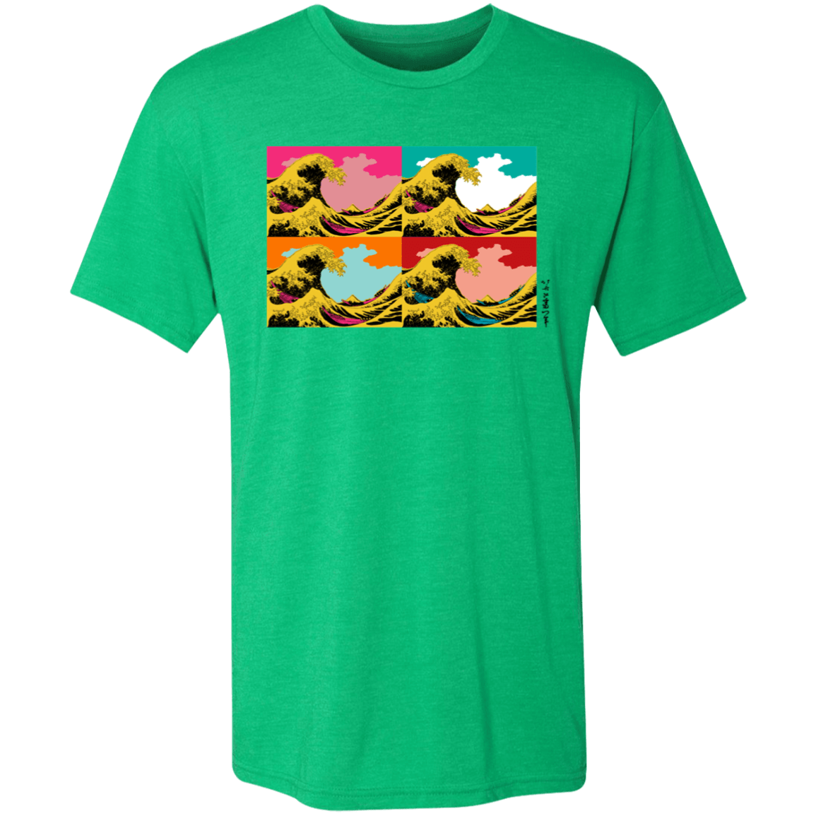 T-Shirts Envy / S Great Pop Wave Men's Triblend T-Shirt