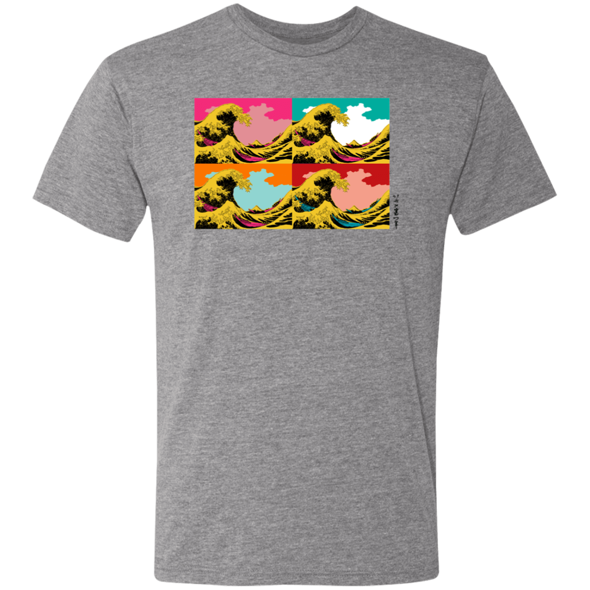 T-Shirts Premium Heather / S Great Pop Wave Men's Triblend T-Shirt