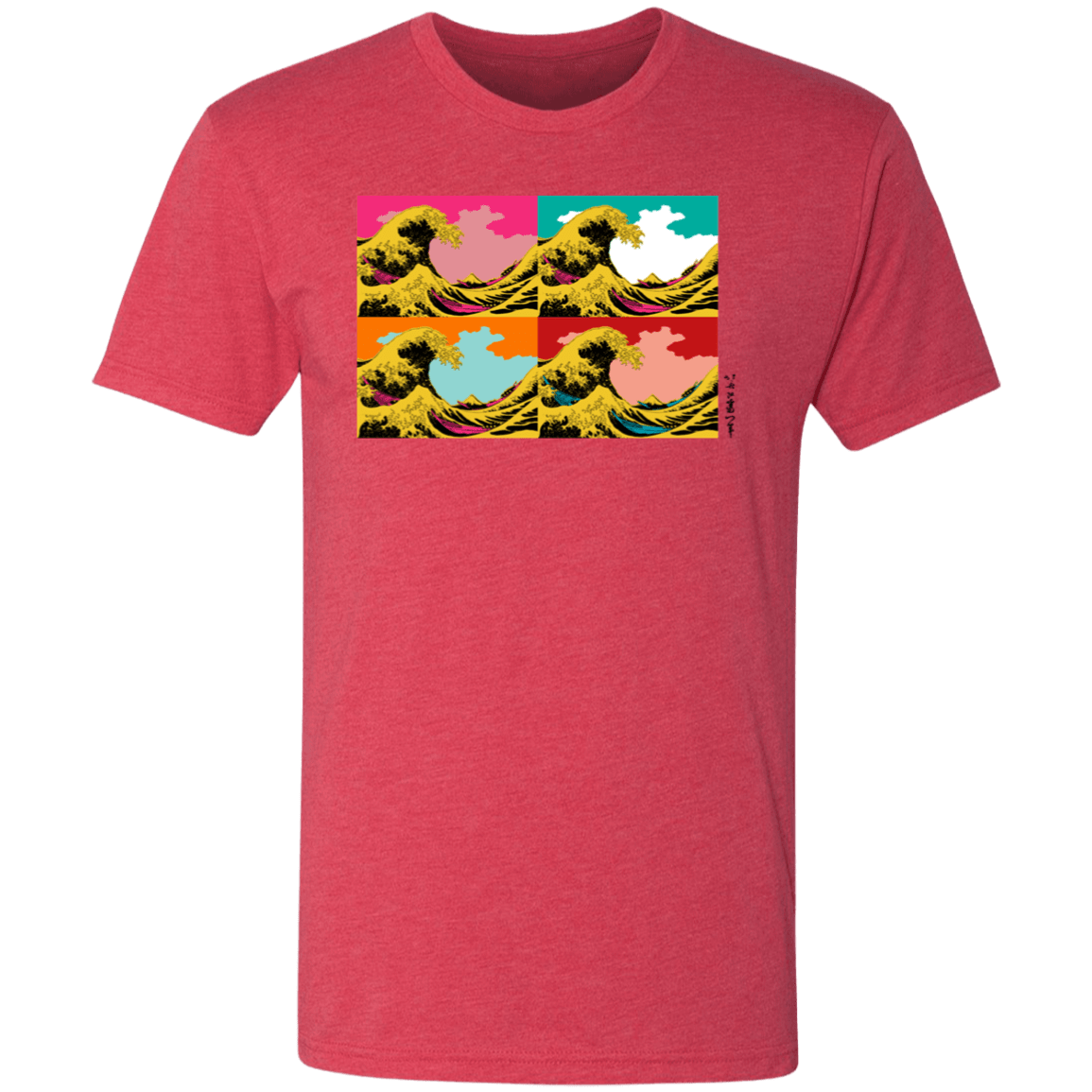 T-Shirts Vintage Red / S Great Pop Wave Men's Triblend T-Shirt