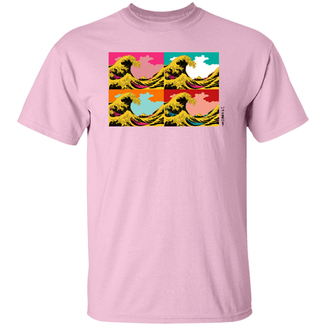 T-Shirts Light Pink / S Great Pop Wave T-Shirt