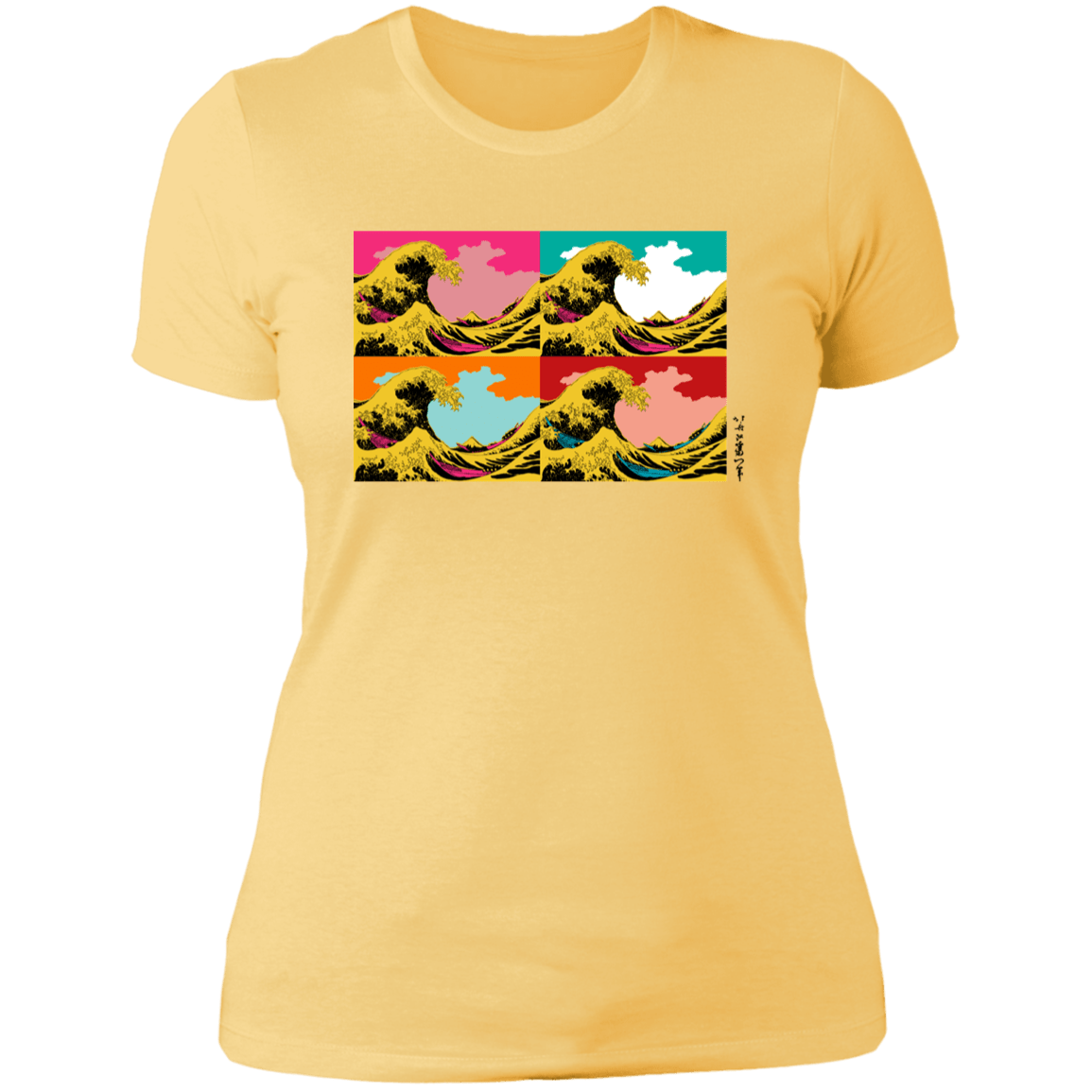 T-Shirts Banana Cream/ / S Great Pop Wave Women's Premium T-Shirt