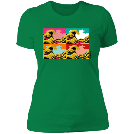 T-Shirts Kelly Green / S Great Pop Wave Women's Premium T-Shirt