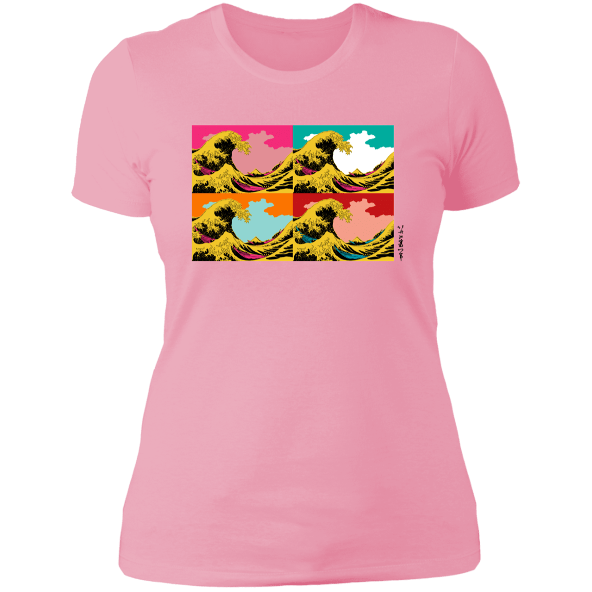 T-Shirts Light Pink / S Great Pop Wave Women's Premium T-Shirt