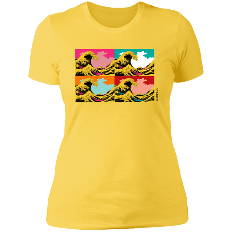 T-Shirts Vibrant Yellow / S Great Pop Wave Women's Premium T-Shirt