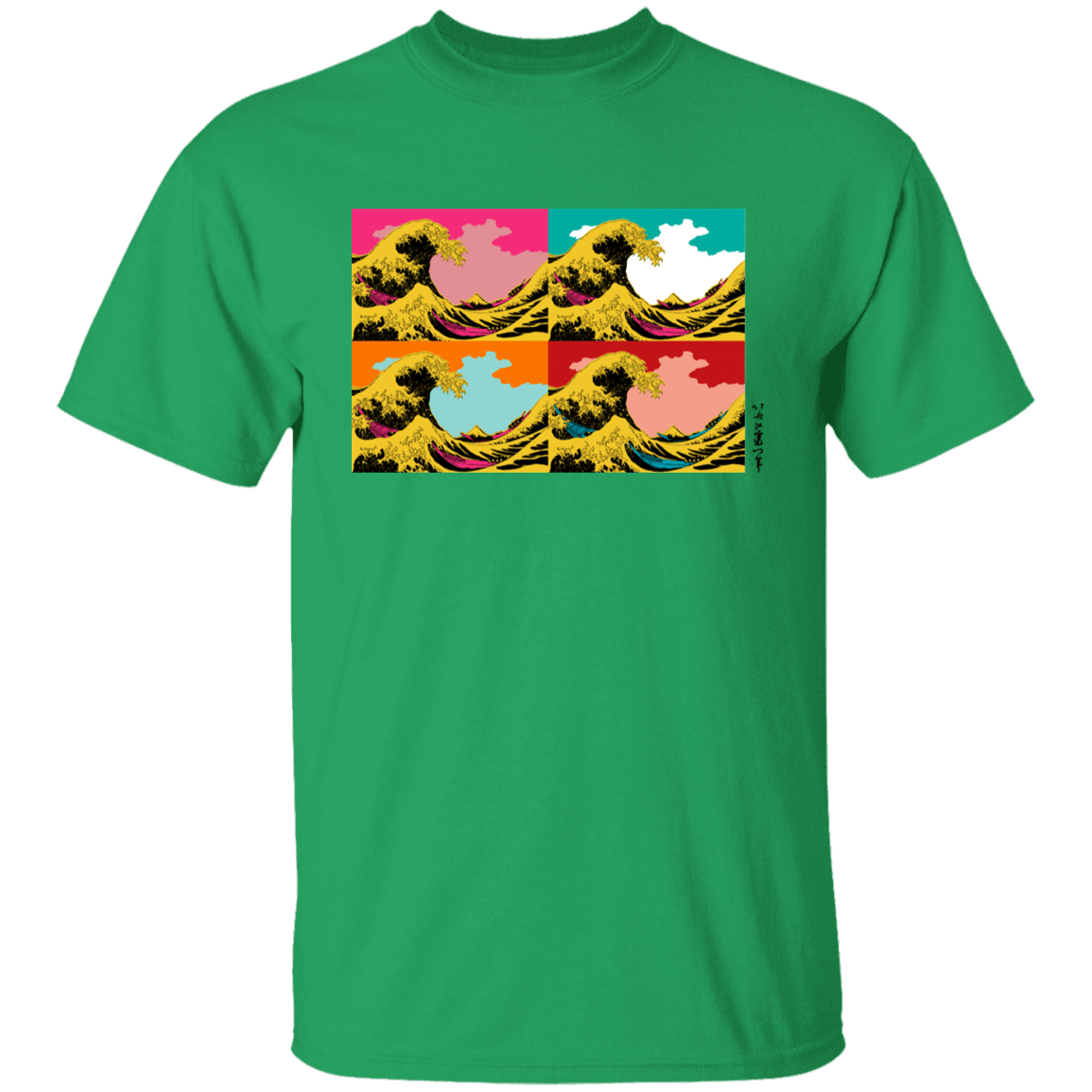 T-Shirts Irish Green / YXS Great Pop Wave Youth T-Shirt