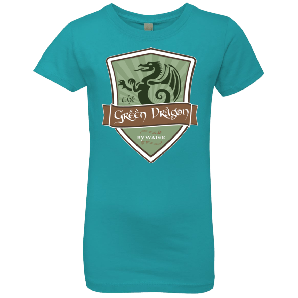 T-Shirts Tahiti Blue / YXS Green Dragon (1) Girls Premium T-Shirt