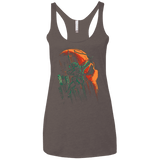 T-Shirts Macchiato / X-Small Green Vigilance Women's Triblend Racerback Tank