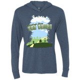 T-Shirts Indigo / X-Small Greetings From Shire Triblend Long Sleeve Hoodie Tee