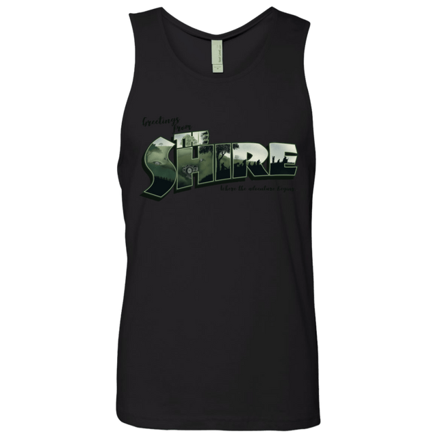 T-Shirts Black / S Greetings from the Shire Men's Premium Tank Top