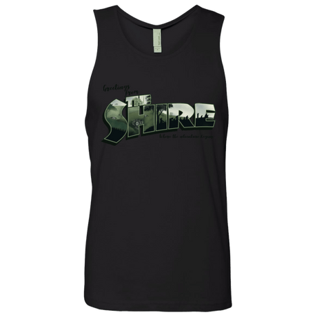 T-Shirts Black / S Greetings from the Shire Men's Premium Tank Top