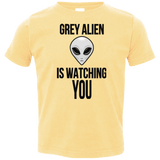 T-Shirts Butter / 2T Grey Alien Toddler Premium T-Shirt