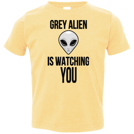 T-Shirts Butter / 2T Grey Alien Toddler Premium T-Shirt