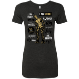 T-Shirts Vintage Black / Small Groot Famous Quotes Women's Triblend T-Shirt
