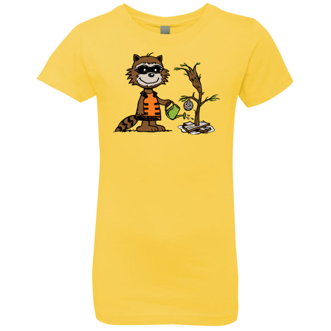 T-Shirts Vibrant Yellow / YXS Groot Grief Girls Premium T-Shirt