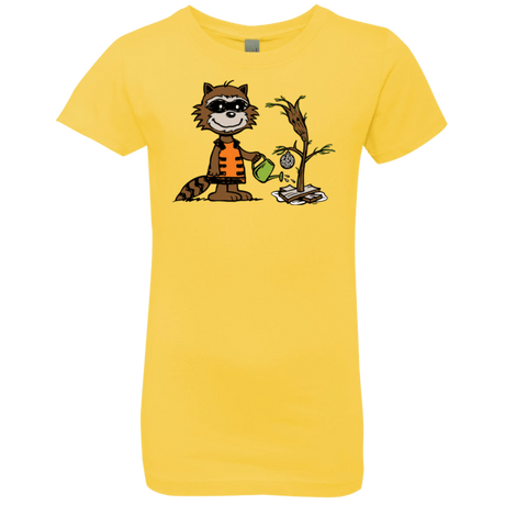 T-Shirts Vibrant Yellow / YXS Groot Grief Girls Premium T-Shirt