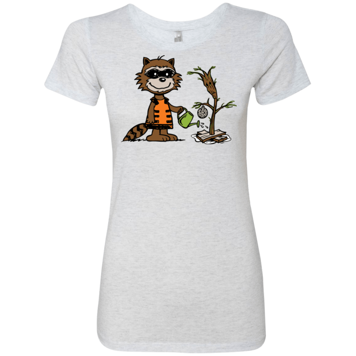 T-Shirts Heather White / Small Groot Grief Women's Triblend T-Shirt