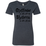 T-Shirts Vintage Navy / Small Gryffindor Streets Women's Triblend T-Shirt