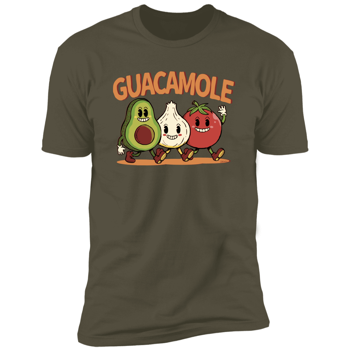 T-Shirts Military Green / S Guacamole Men's Premium T-Shirt