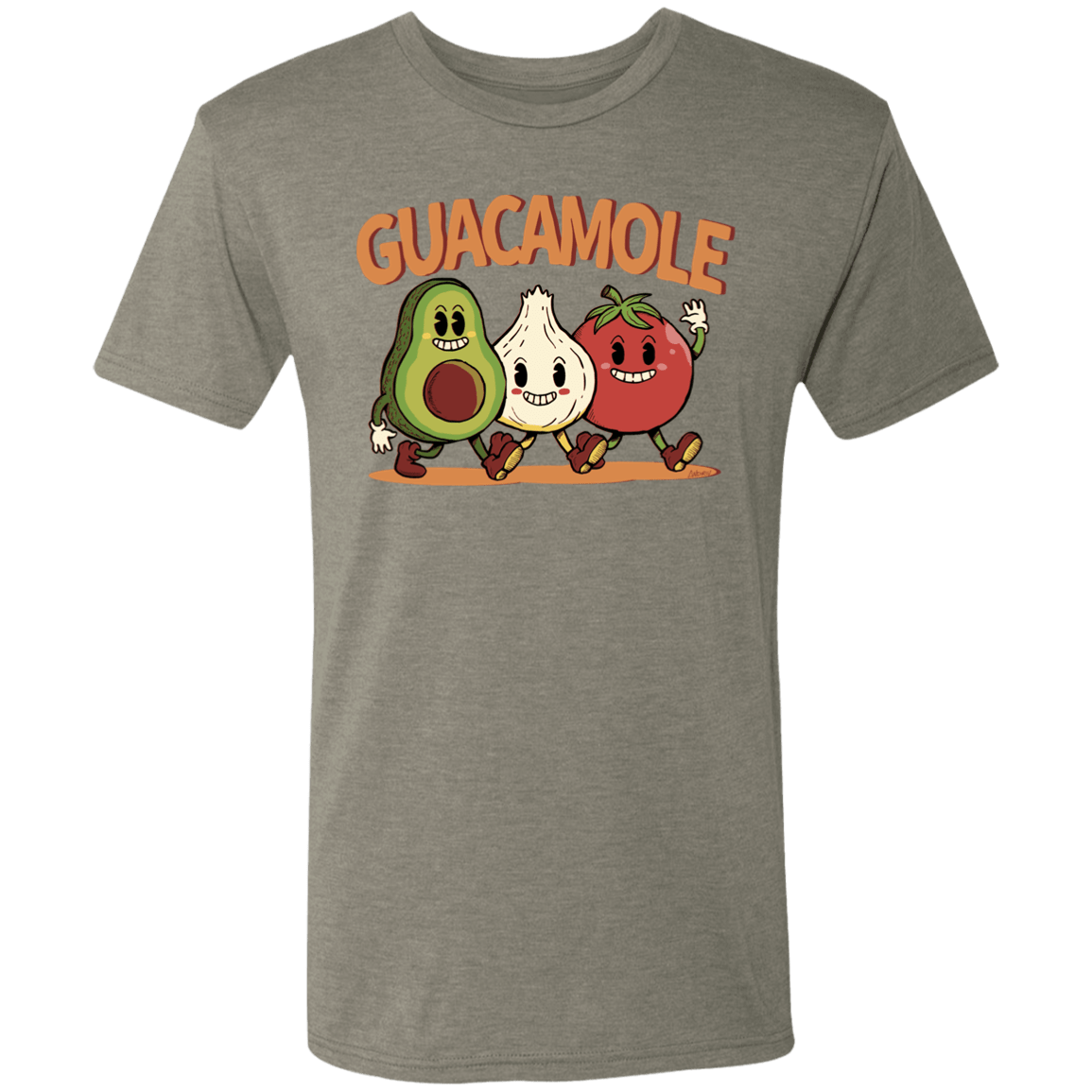 T-Shirts Venetian Grey / S Guacamole Men's Triblend T-Shirt