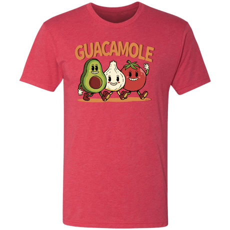 T-Shirts Vintage Red / S Guacamole Men's Triblend T-Shirt