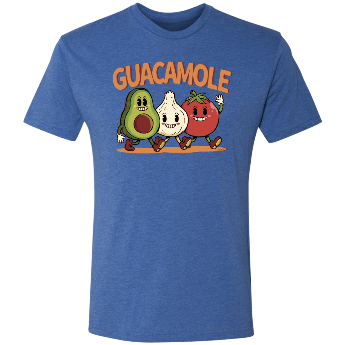 T-Shirts Vintage Royal / S Guacamole Men's Triblend T-Shirt