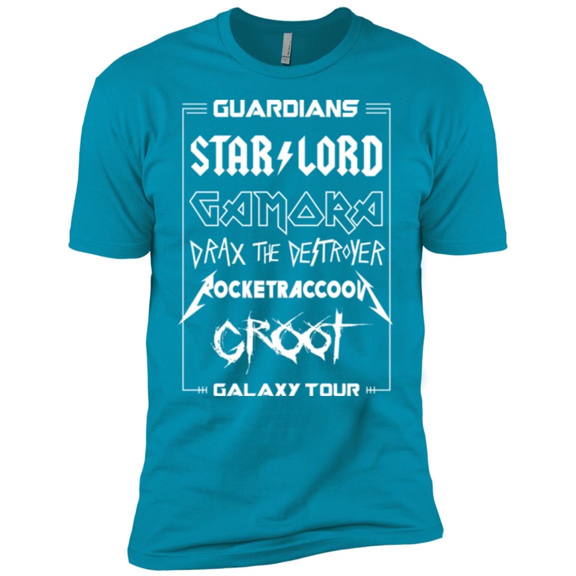 T-Shirts Turquoise / YXS Guardians Galaxy Tour Boys Premium T-Shirt