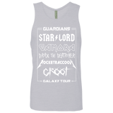 T-Shirts Heather Grey / Small Guardians Galaxy Tour Men's Premium Tank Top