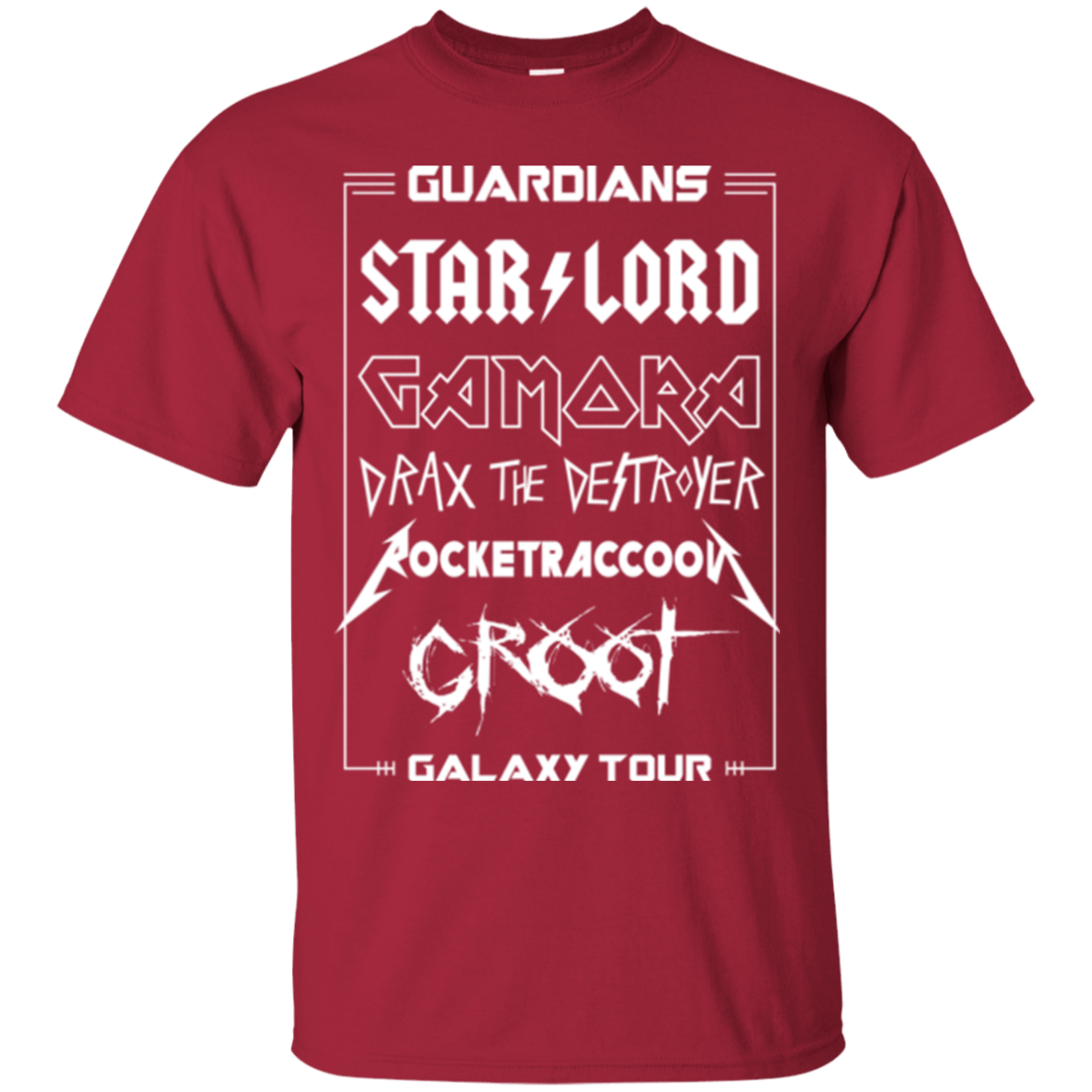 T-Shirts Cardinal / Small Guardians Galaxy Tour T-Shirt