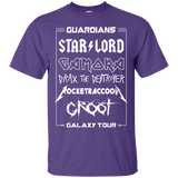 T-Shirts Purple / Small Guardians Galaxy Tour T-Shirt