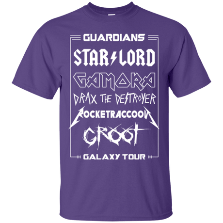 T-Shirts Purple / Small Guardians Galaxy Tour T-Shirt