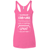 T-Shirts Vintage Pink / X-Small Guardians Galaxy Tour Women's Triblend Racerback Tank