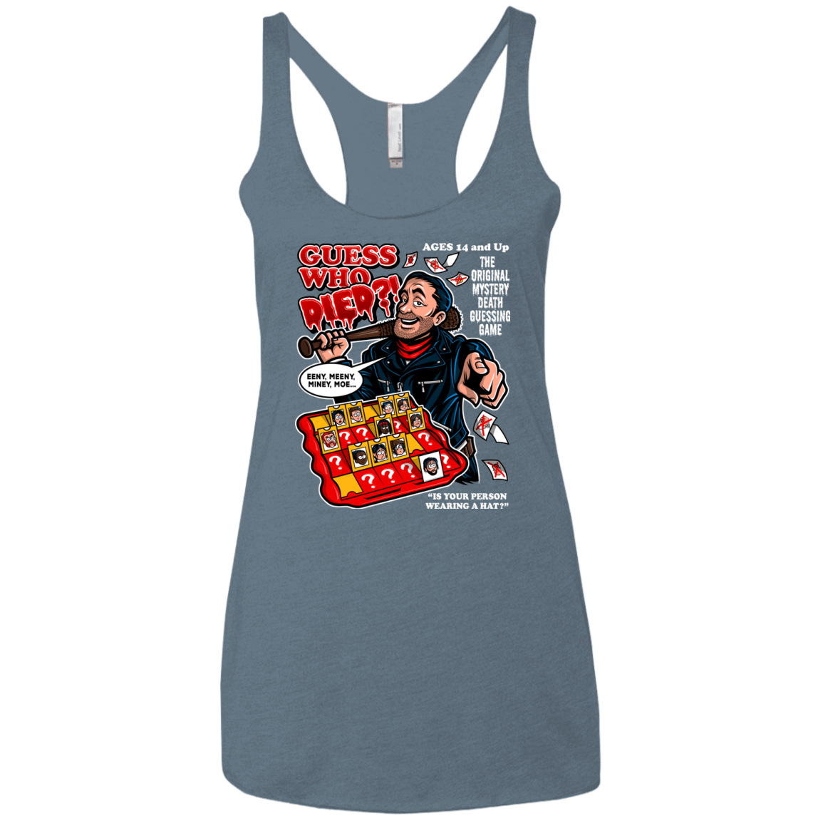 T-Shirts Indigo / X-Small Guess who Died Women's Triblend Racerback Tank