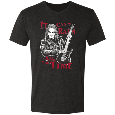 T-Shirts Vintage Black / S Guitar Crow Men's Triblend T-Shirt