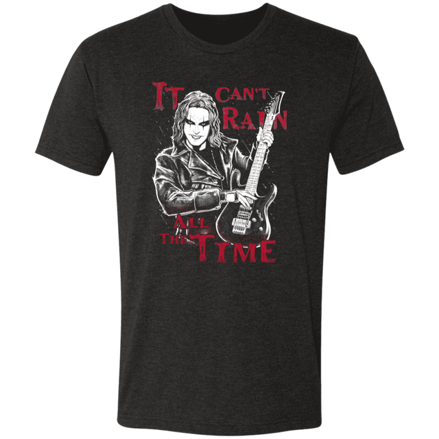 T-Shirts Vintage Black / S Guitar Crow Men's Triblend T-Shirt