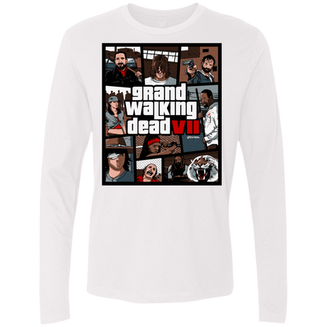 T-Shirts White / Small GWD7 Men's Premium Long Sleeve