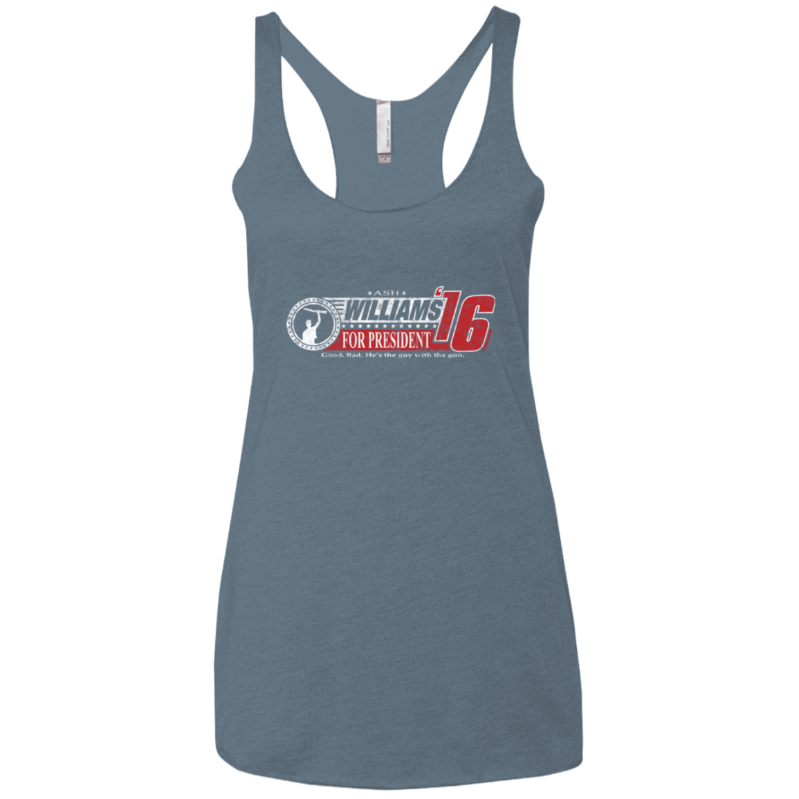 T-Shirts Indigo / X-Small Hail To The Chief Women's Triblend Racerback Tank