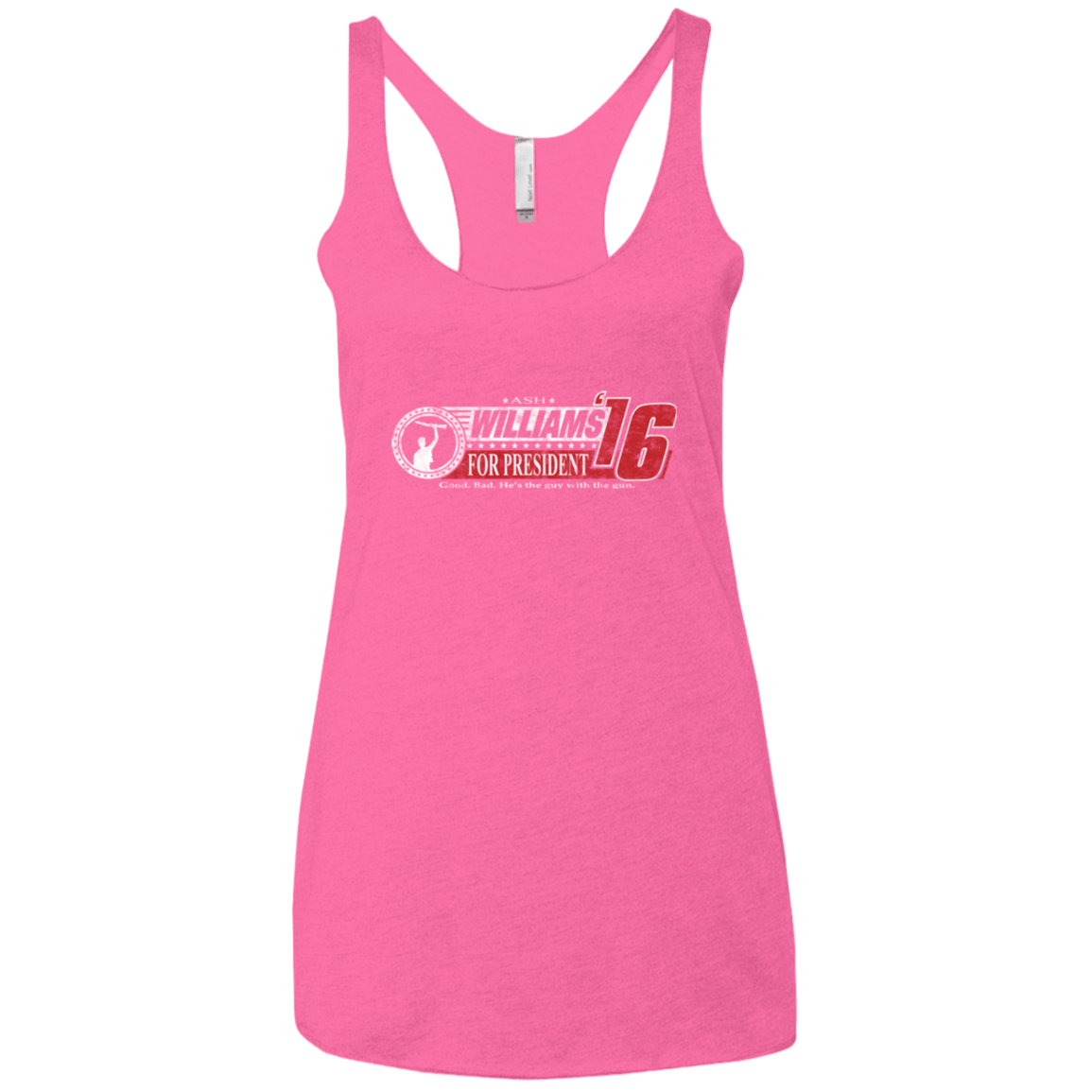 T-Shirts Vintage Pink / X-Small Hail To The Chief Women's Triblend Racerback Tank