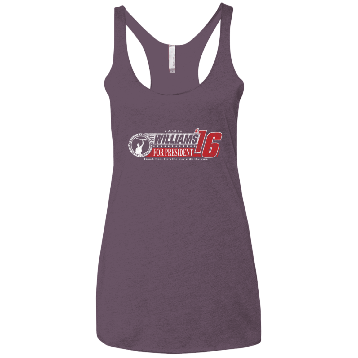 T-Shirts Vintage Purple / X-Small Hail To The Chief Women's Triblend Racerback Tank