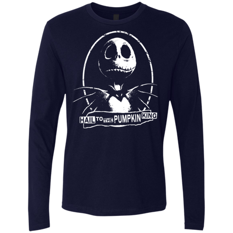 T-Shirts Midnight Navy / Small Hail To The King Men's Premium Long Sleeve