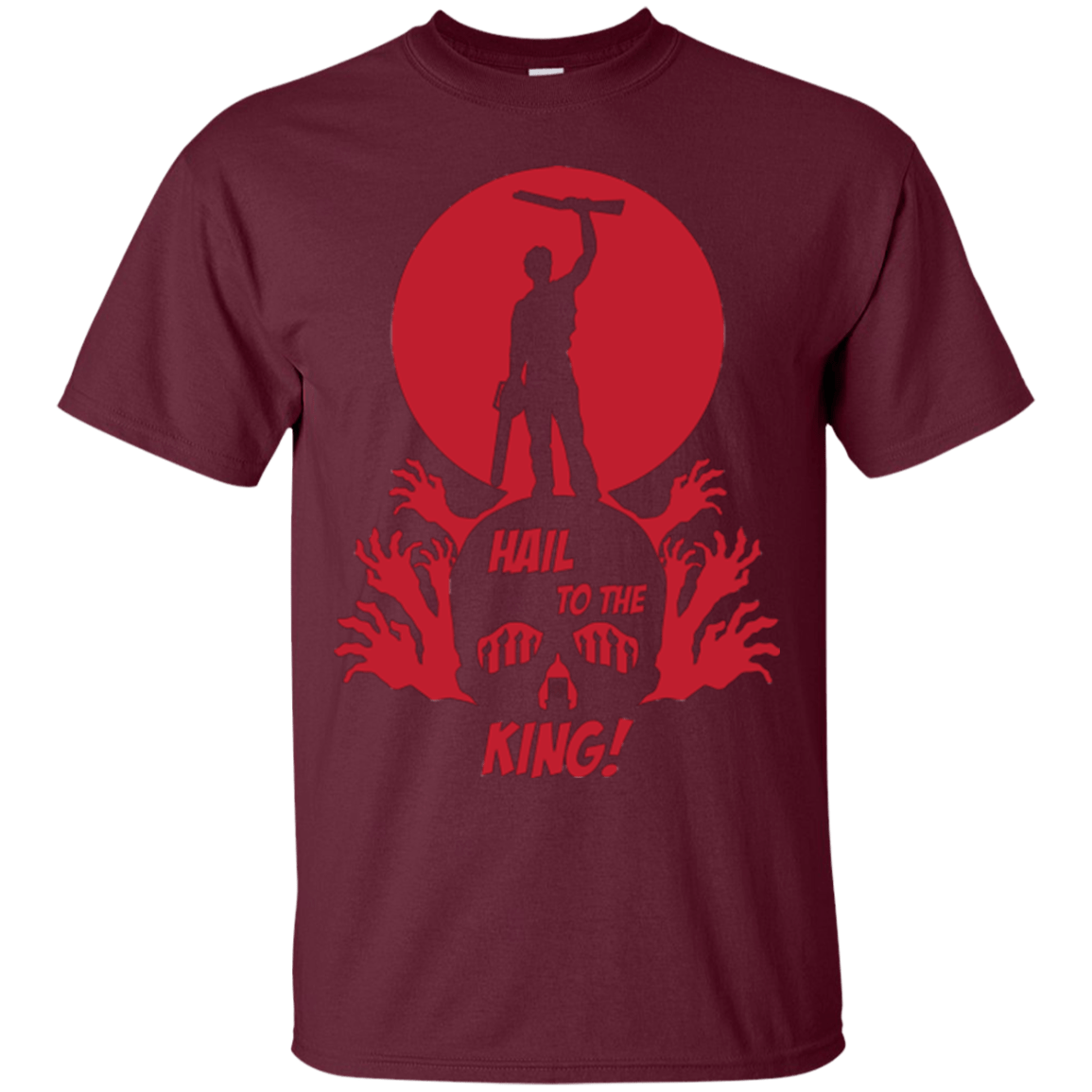 T-Shirts Maroon / Small Hail to the King T-Shirt