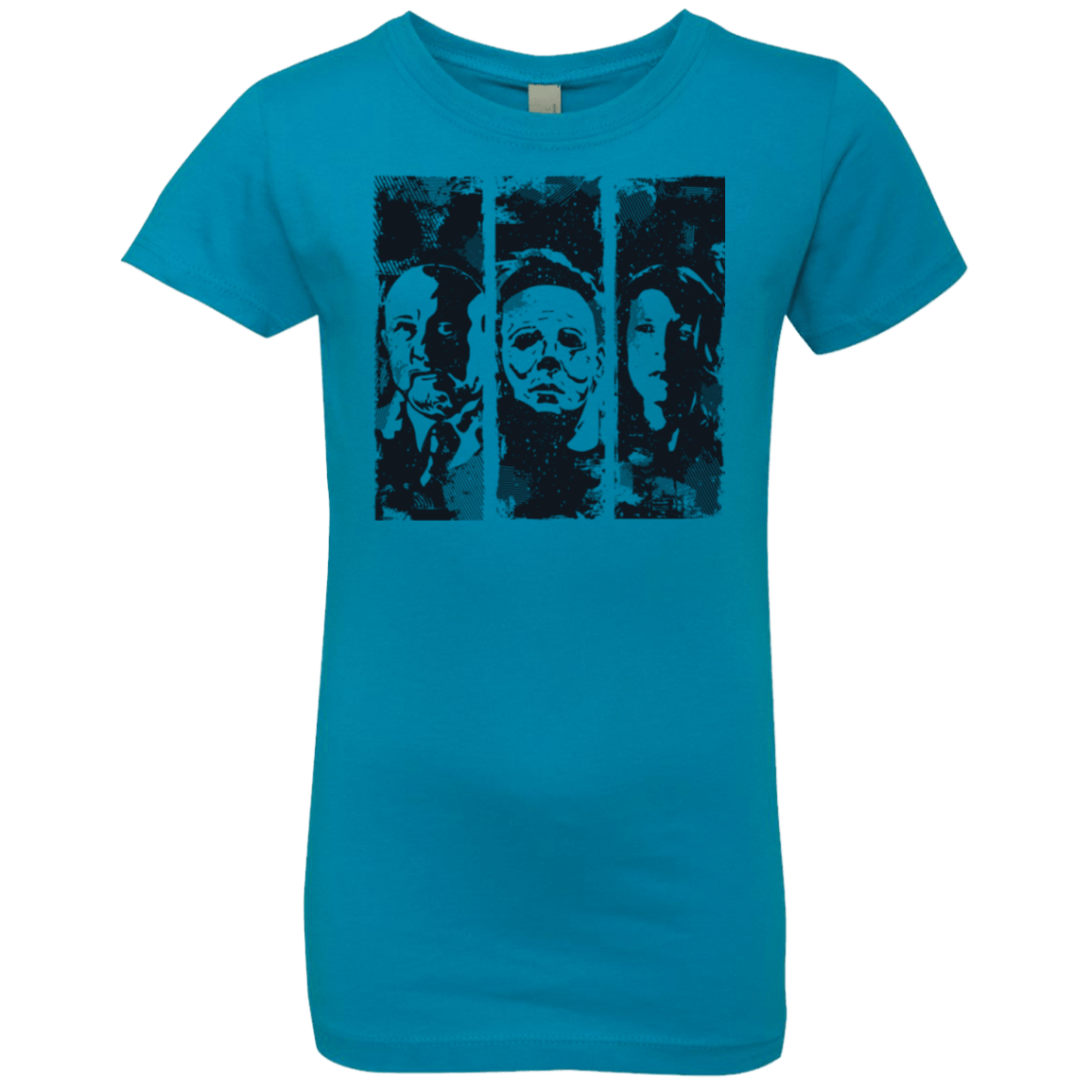 T-Shirts Turquoise / YXS HALLOWEEN Girls Premium T-Shirt