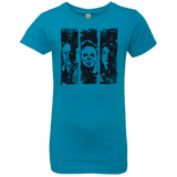 T-Shirts Turquoise / YXS HALLOWEEN Girls Premium T-Shirt