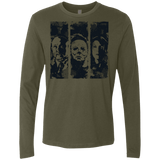 T-Shirts Military Green / Small HALLOWEEN Men's Premium Long Sleeve