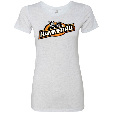 T-Shirts Heather White / Small Hammerall Women's Triblend T-Shirt