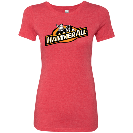 T-Shirts Vintage Red / Small Hammerall Women's Triblend T-Shirt