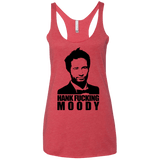 T-Shirts Vintage Red / X-Small Hank fucking moody Women's Triblend Racerback Tank