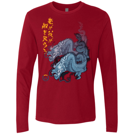 T-Shirts Cardinal / Small Hanzo Men's Premium Long Sleeve