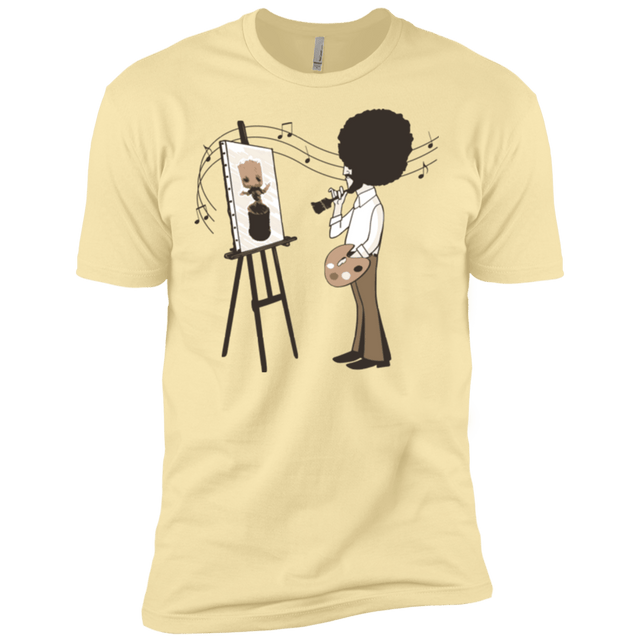 T-Shirts Banana Cream / X-Small Happy Little Tree Men's Premium T-Shirt