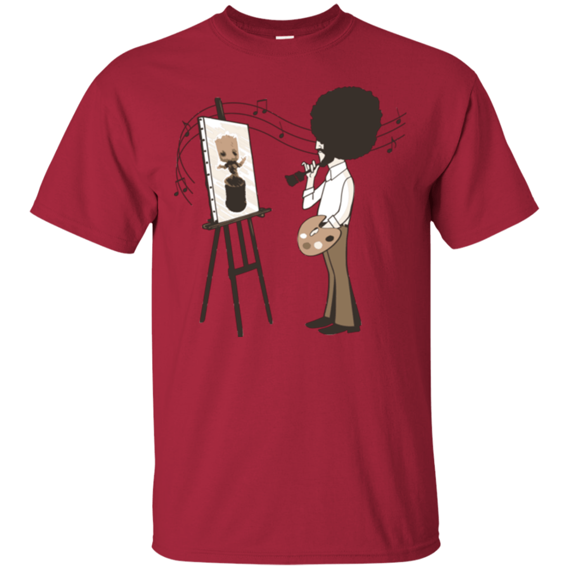 T-Shirts Cardinal / Small Happy Little Tree T-Shirt