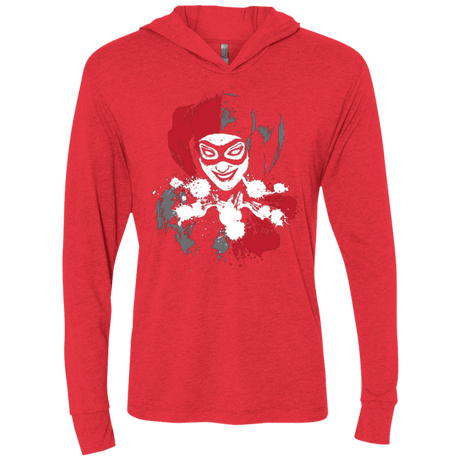 T-Shirts Vintage Red / X-Small Harlequin Triblend Long Sleeve Hoodie Tee